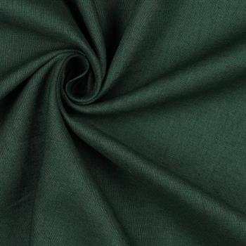 Linen washed 170g/m2, Forest green