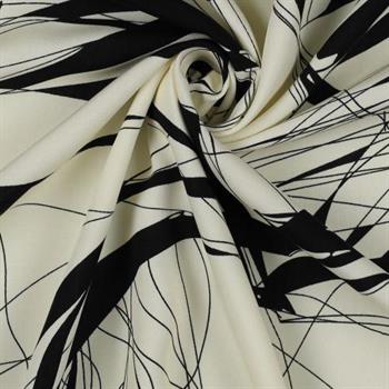 Radiance/viscose Abstract, White