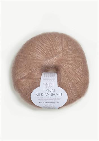 Tynn Silk Mohair,  Pudder rosa