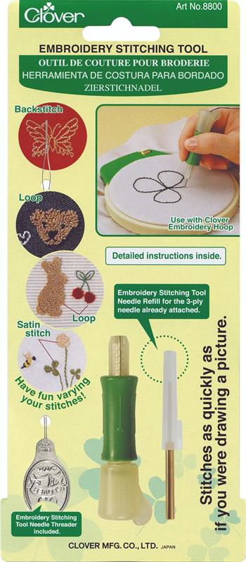 Embroidery stitching tool