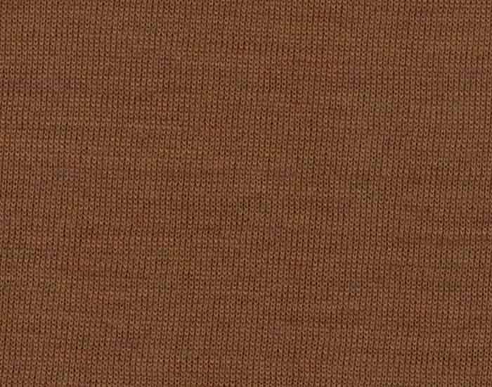 Uld/polyester jersey 1 x1, Rust