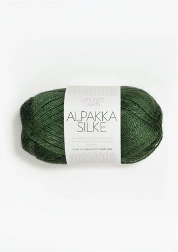 Alpakka silke, Grøn